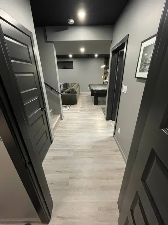 photo of the Hofsted basement, designed and built by KMA Building in Winnipeg, MB